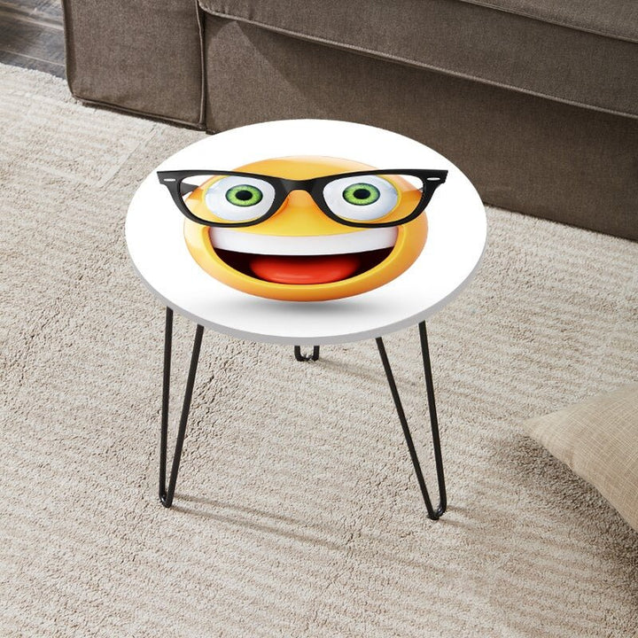 Character Emojis Living Lounge Center Side Hairpin Table | Furniture | Waseeh Pakistan