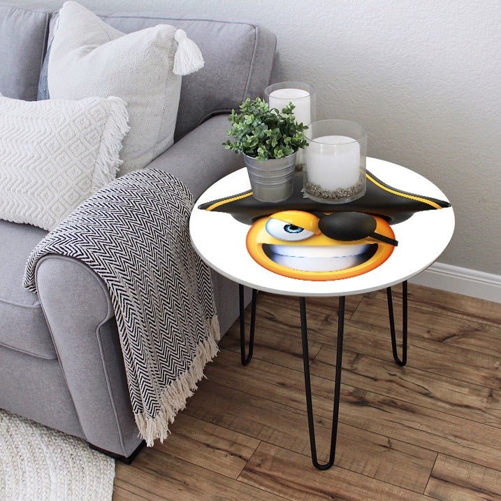 Character Emojis Living Lounge Center Side Hairpin Table | Furniture | Waseeh Pakistan