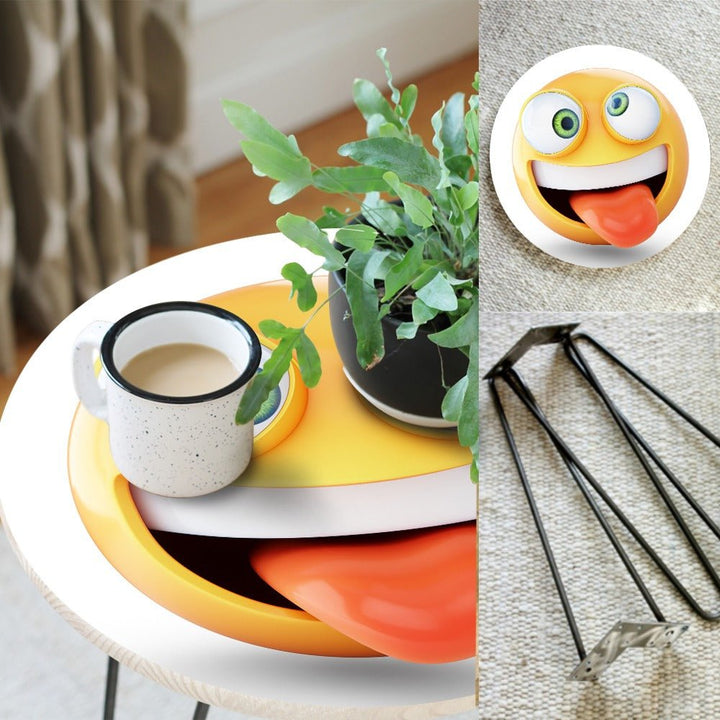 Character Emojis Living Lounge Center Side Hairpin Table | Furniture | Waseeh Pakistan