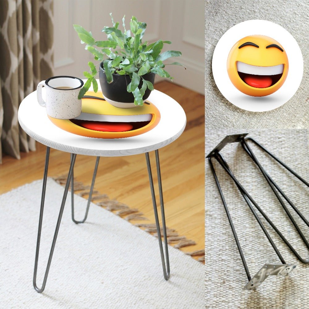 Character Emojis Living Lounge Center Side Hairpin Table | Furniture | Waseeh Pakistan