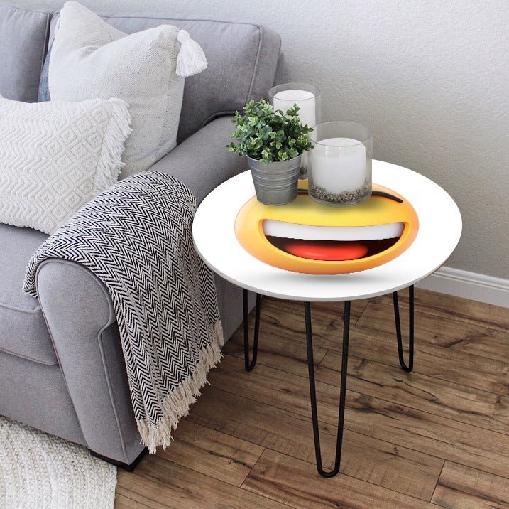 Character Emojis Living Lounge Center Side Hairpin Table | Furniture | Waseeh Pakistan