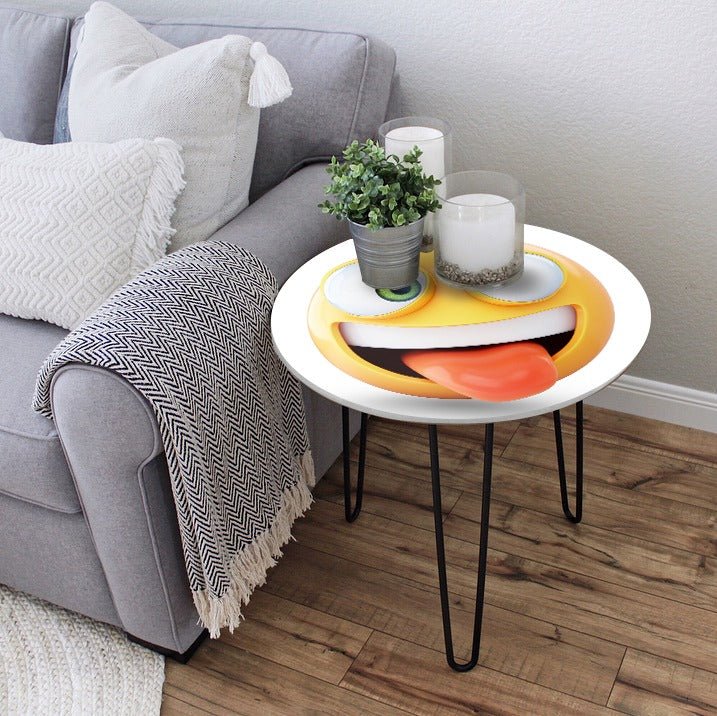 Character Emojis Living Lounge Center Side Hairpin Table | Furniture | Waseeh Pakistan