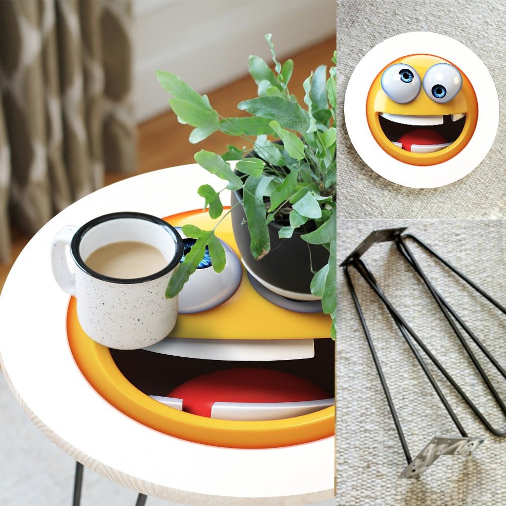 Character Emojis Living Lounge Center Side Hairpin Table | Furniture | Waseeh Pakistan
