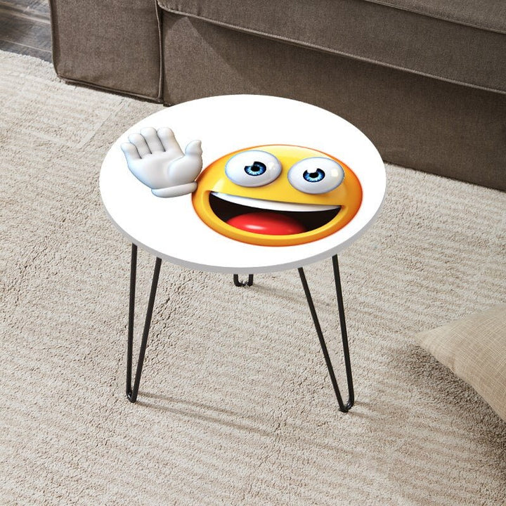 Character Emojis Living Lounge Center Side Hairpin Table | Furniture | Waseeh Pakistan