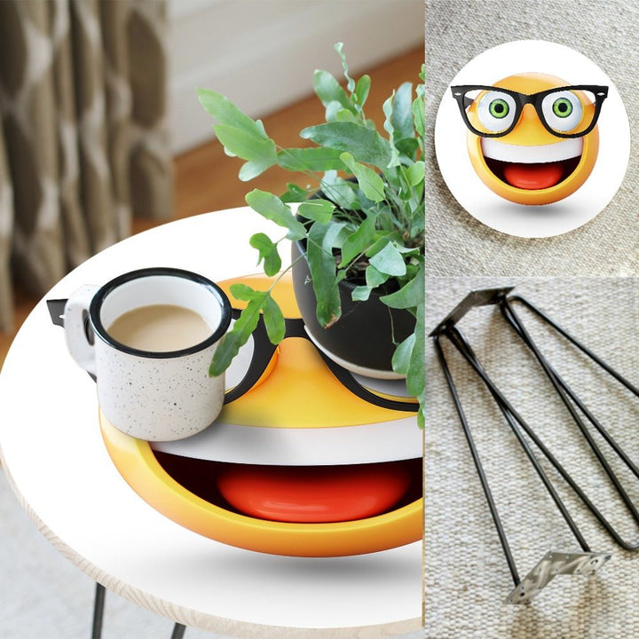 Character Emojis Living Lounge Center Side Hairpin Table | Furniture | Waseeh Pakistan