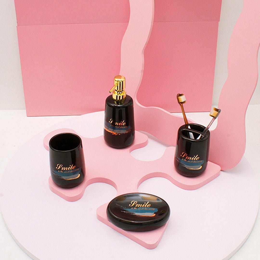 Charming Smile Bathroom Set | Home Décor | Waseeh Pakistan