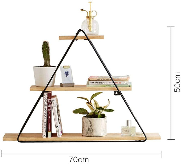 Chengxin Triangle Floating Wall Metal Organizer Shelve Decor - Special | Furniture | Waseeh Pakistan