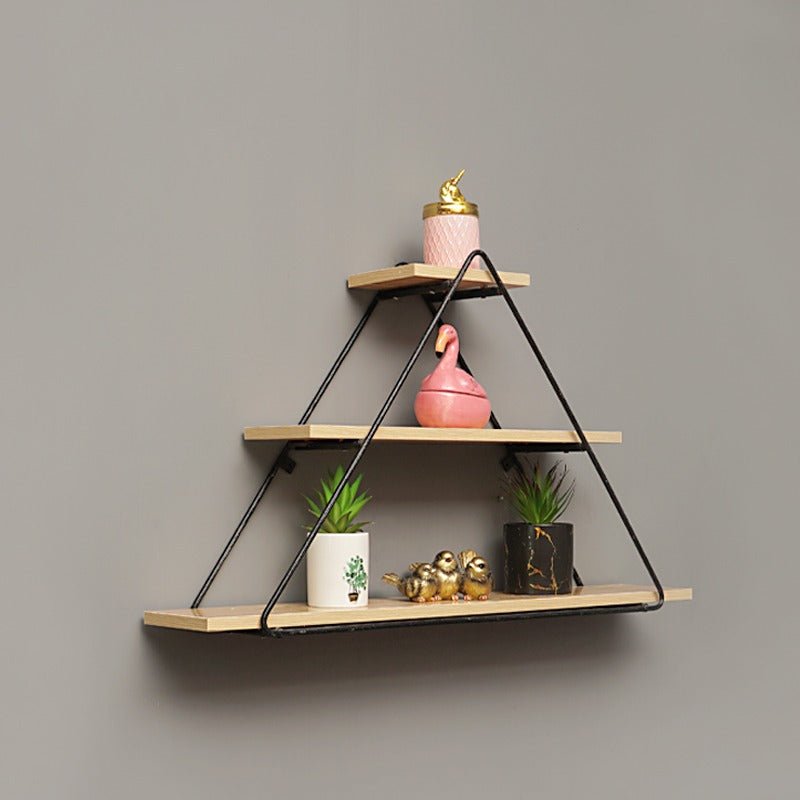 Chengxin Triangle Floating Wall Metal Organizer Shelve Decor - Special | Furniture | Waseeh Pakistan