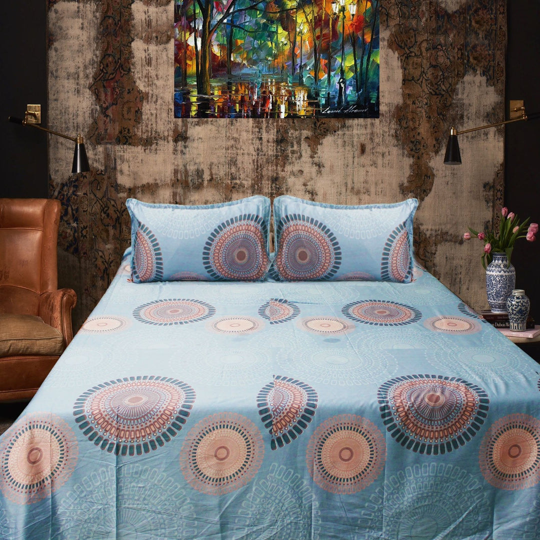 Circles Bedsheet | Home Décor | Waseeh Pakistan