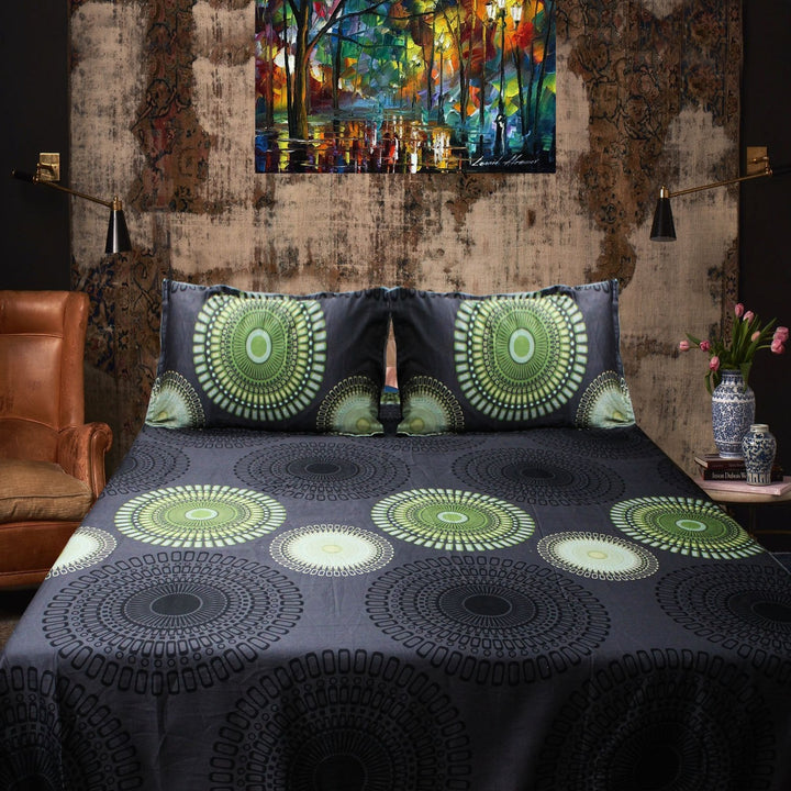 Circles Bedsheet | Home Décor | Waseeh Pakistan