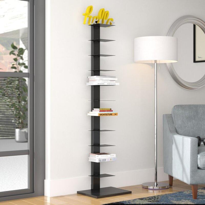 Classic Vertical Living Bedroom Bookcase Shelve Rack Decor (10 Tier) | Furniture | Waseeh Pakistan
