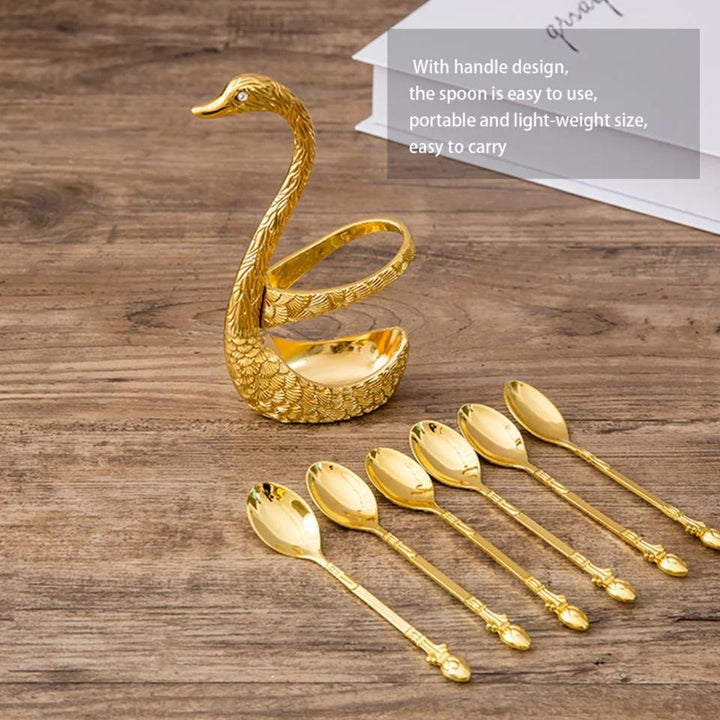 Classy Swan Spoon Set | kitchen item | Waseeh Pakistan