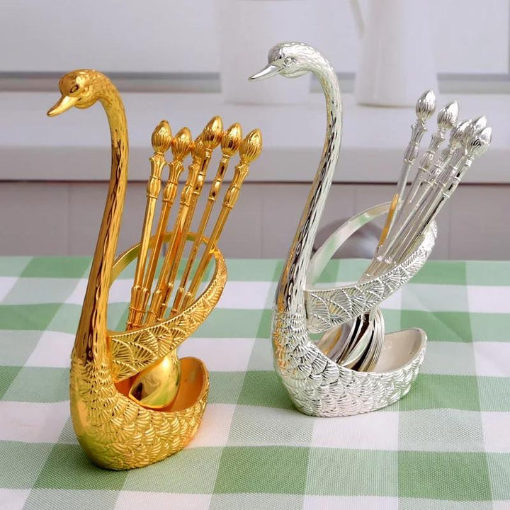 Classy Swan Spoon Set | kitchen item | Waseeh Pakistan