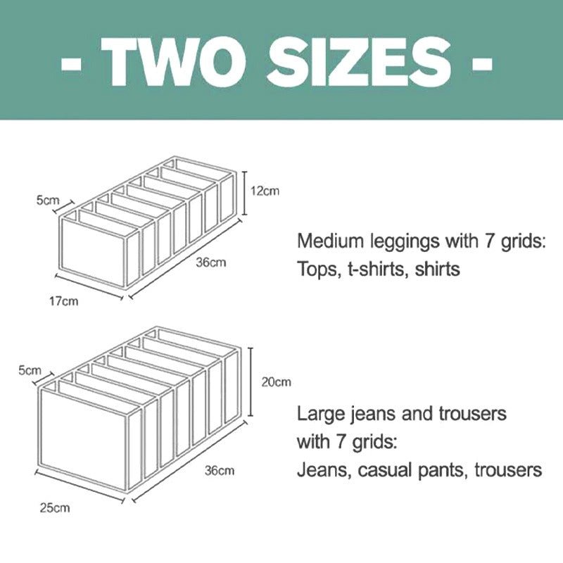 Clothes Storage Compartment Boxes | Home Décor | Waseeh Pakistan