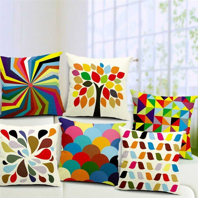 Color Bloom Cushion Covers (Set of 5) | Home Décor | Waseeh Pakistan