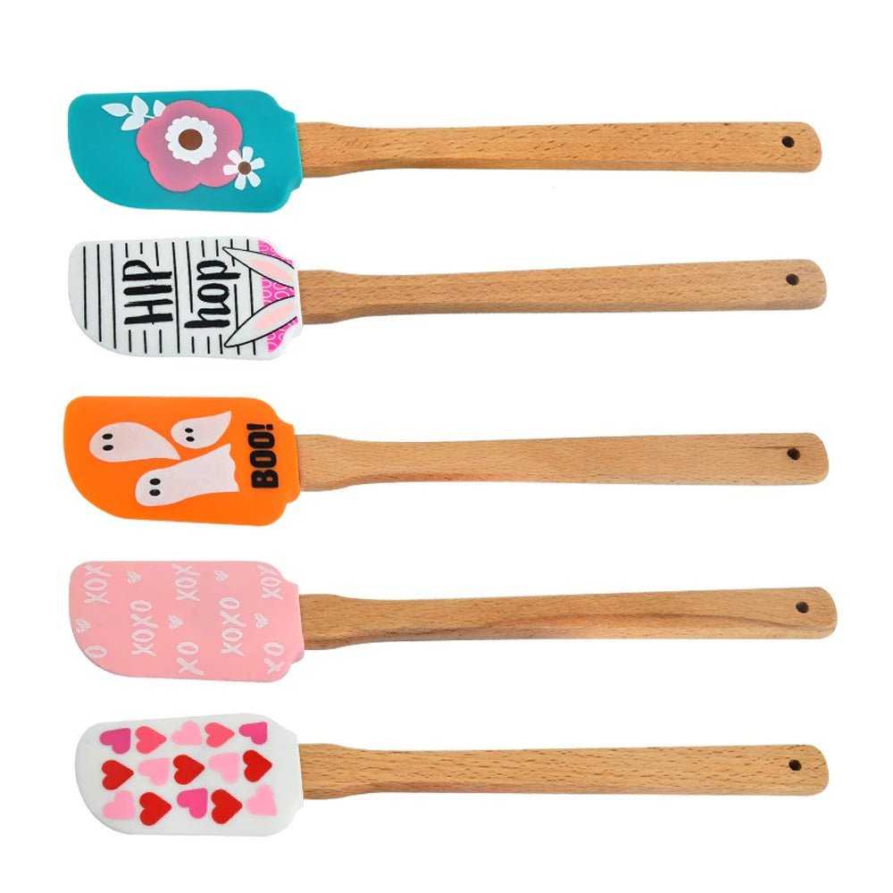 Colorful Ice Cream Silicone Baking Spoon | kitchen item | Waseeh Pakistan