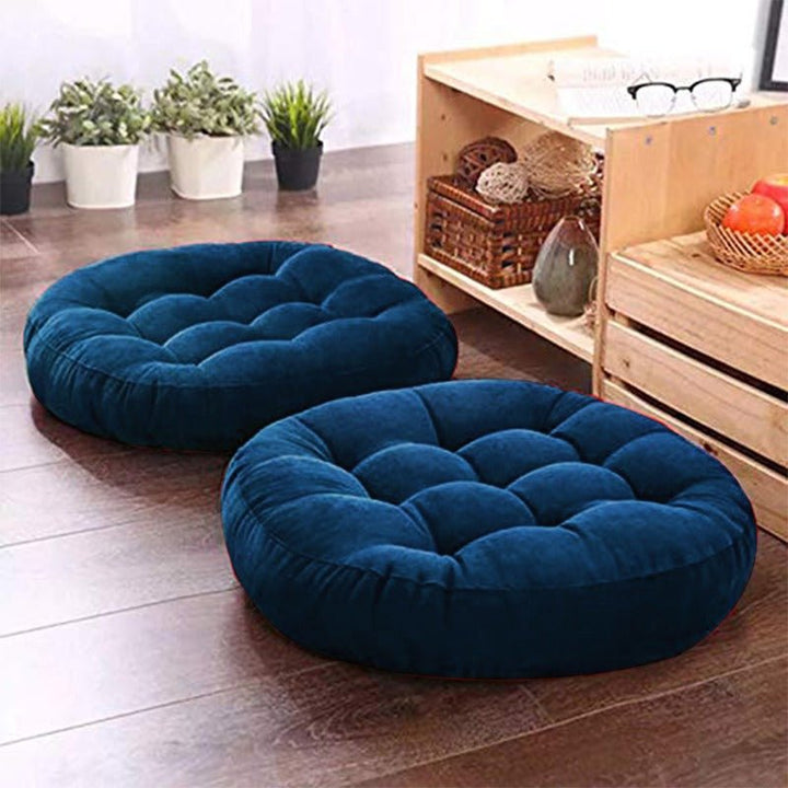Comfy Seat Solid Floor Filled Cushion (Velvet) | Home Décor | Waseeh Pakistan
