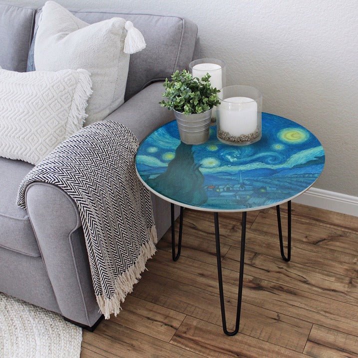 Comic Universe Art Living Lounge Center Coffee Side Hairpin Table | Furniture | Waseeh Pakistan