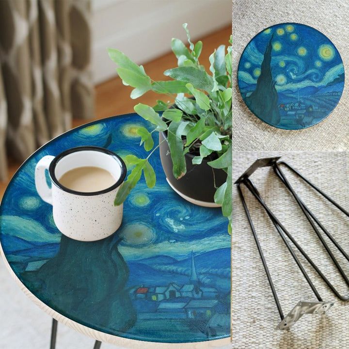 Comic Universe Art Living Lounge Center Coffee Side Hairpin Table | Furniture | Waseeh Pakistan