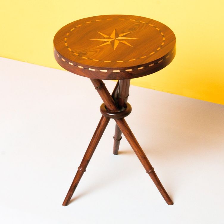 Compass Ringel Living Lounge Drawing Room Shisham Table | Furniture | Waseeh Pakistan