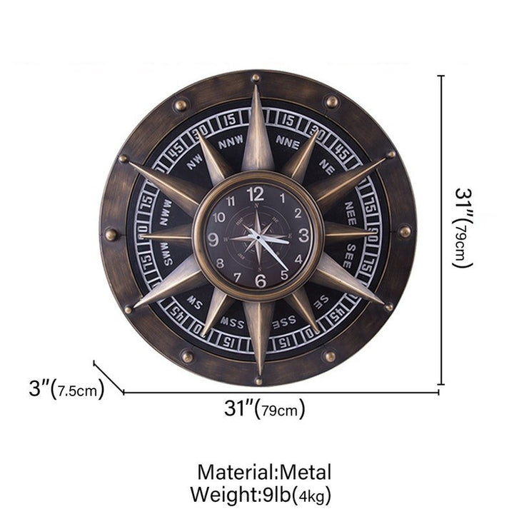 Compass Ways Wall Clock | Home Décor | Waseeh Pakistan