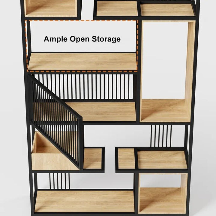 Congruous Lounge Living Room Bookcase Organizer Storage Rack | Not Sale FB | Waseeh Pakistan