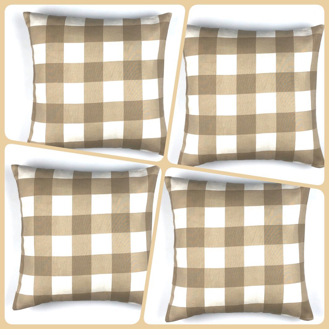 Contemporary Checked Cushion Cover - Throw Pillow Cover | Home Décor | Waseeh Pakistan