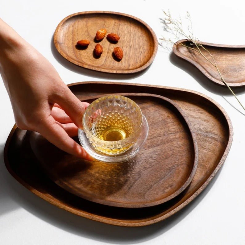 Contorted Wooden Kitchen Serving Tray | Not Sale FB | Waseeh Pakistan