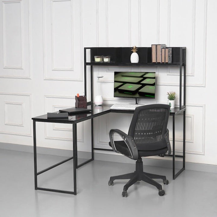 Costway Hutch Home Office Workstation Writing Organizer Desk Table | Furniture | Waseeh Pakistan