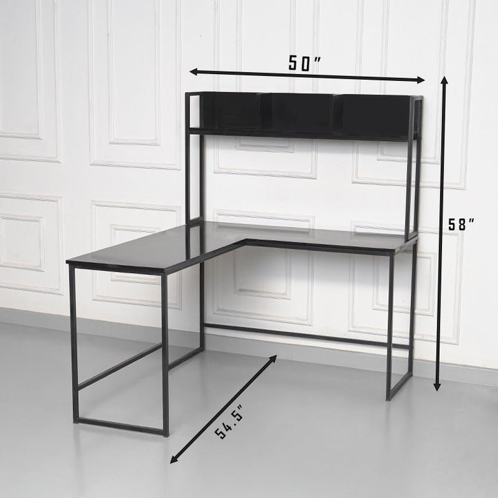 Costway Hutch Home Office Workstation Writing Organizer Desk Table | Furniture | Waseeh Pakistan