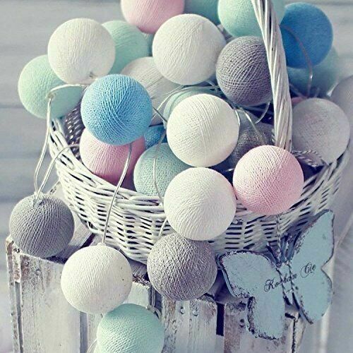 Cotton Balls LED String Lights | Home Décor | Waseeh Pakistan