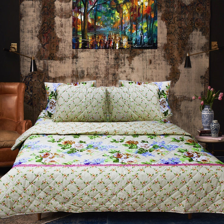 cotton bed spread comforter Set - 6 pc | Home Décor | Waseeh Pakistan
