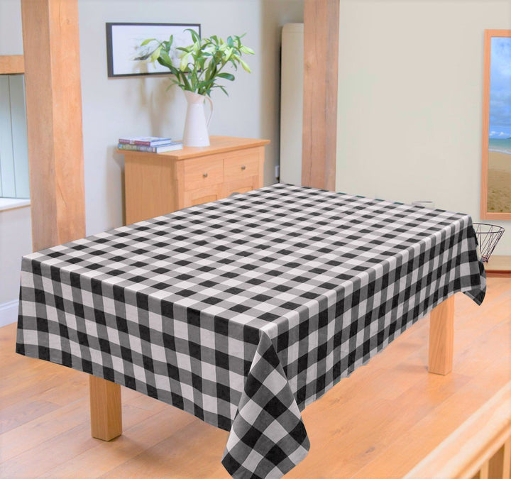 Cotton Duck Table Cover (In Check Design) | Home Décor | Waseeh Pakistan