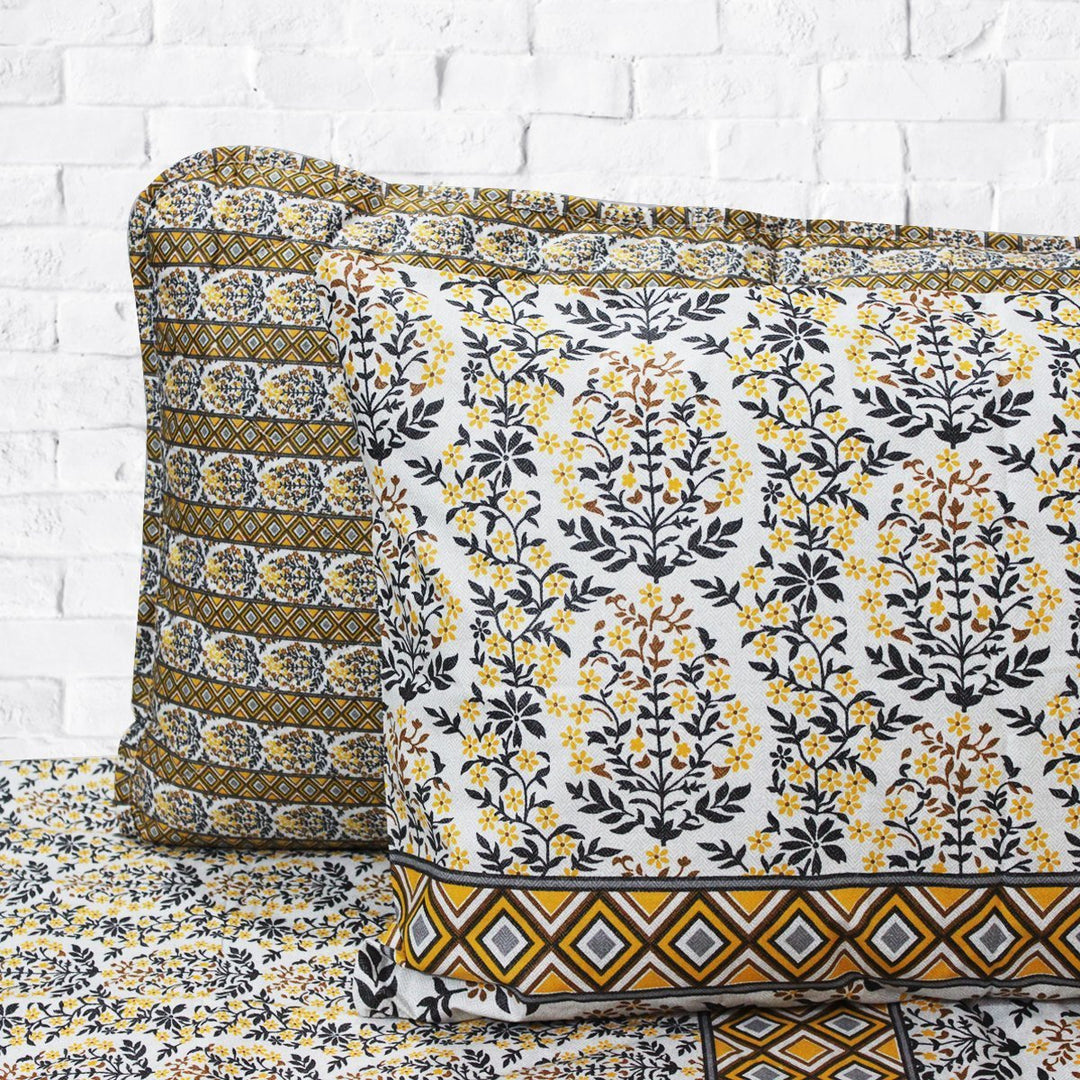 Cotton Quality Bed Spread Set - 6 pcs | Home Décor | Waseeh Pakistan