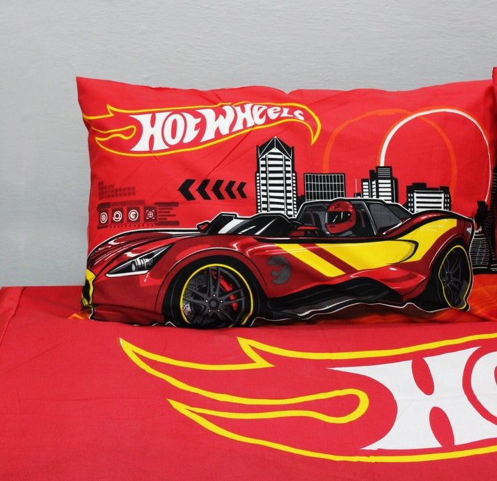 Cotton Quilt Cover Set - 6 pcs - Hot Wheels | Home Décor | Waseeh Pakistan