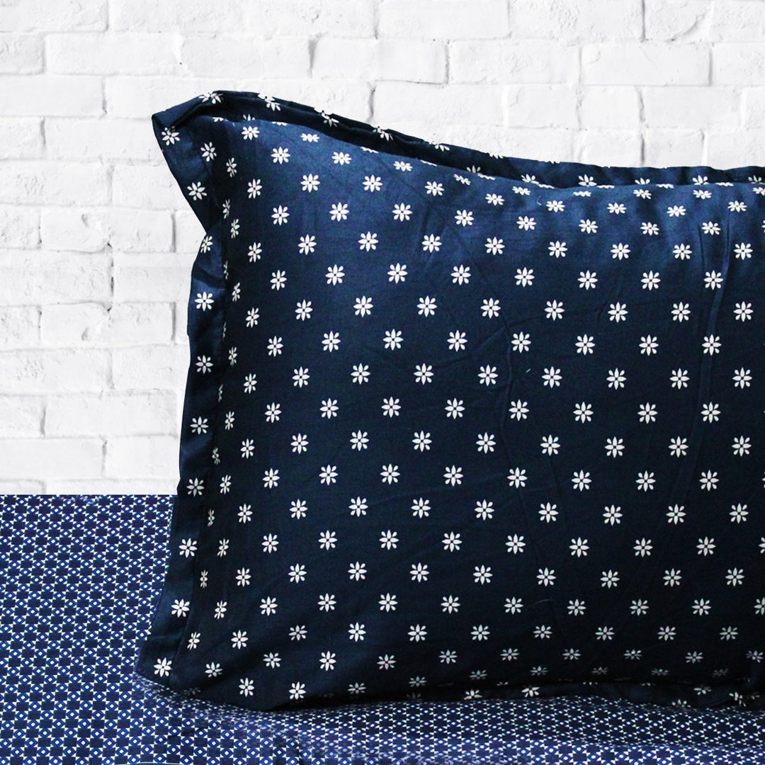 Cotton Satin Bed Sheet (Strip Style) | Home Décor | Waseeh Pakistan