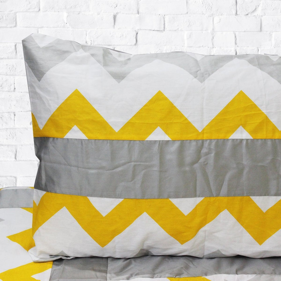 Cotton Satin Patch Work Bedsheet | Home Décor | Waseeh Pakistan