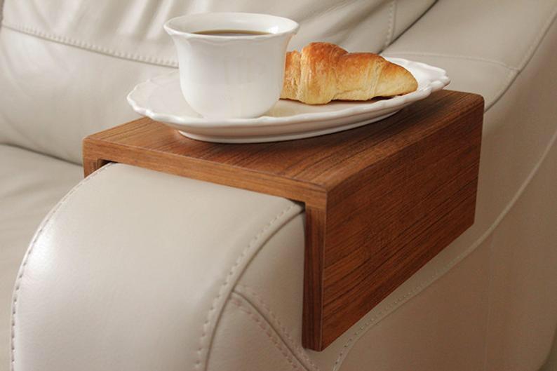 Couch Arm Snack Organizer Table | Not Sale FB | Waseeh Pakistan