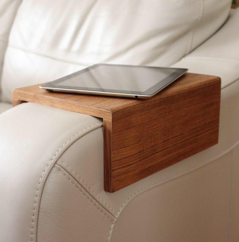 Couch Arm Snack Organizer Table | Not Sale FB | Waseeh Pakistan