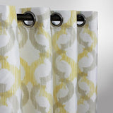Safran Motif - Curtain With Lining - Single Panel - 50" x 90" - waseeh.com