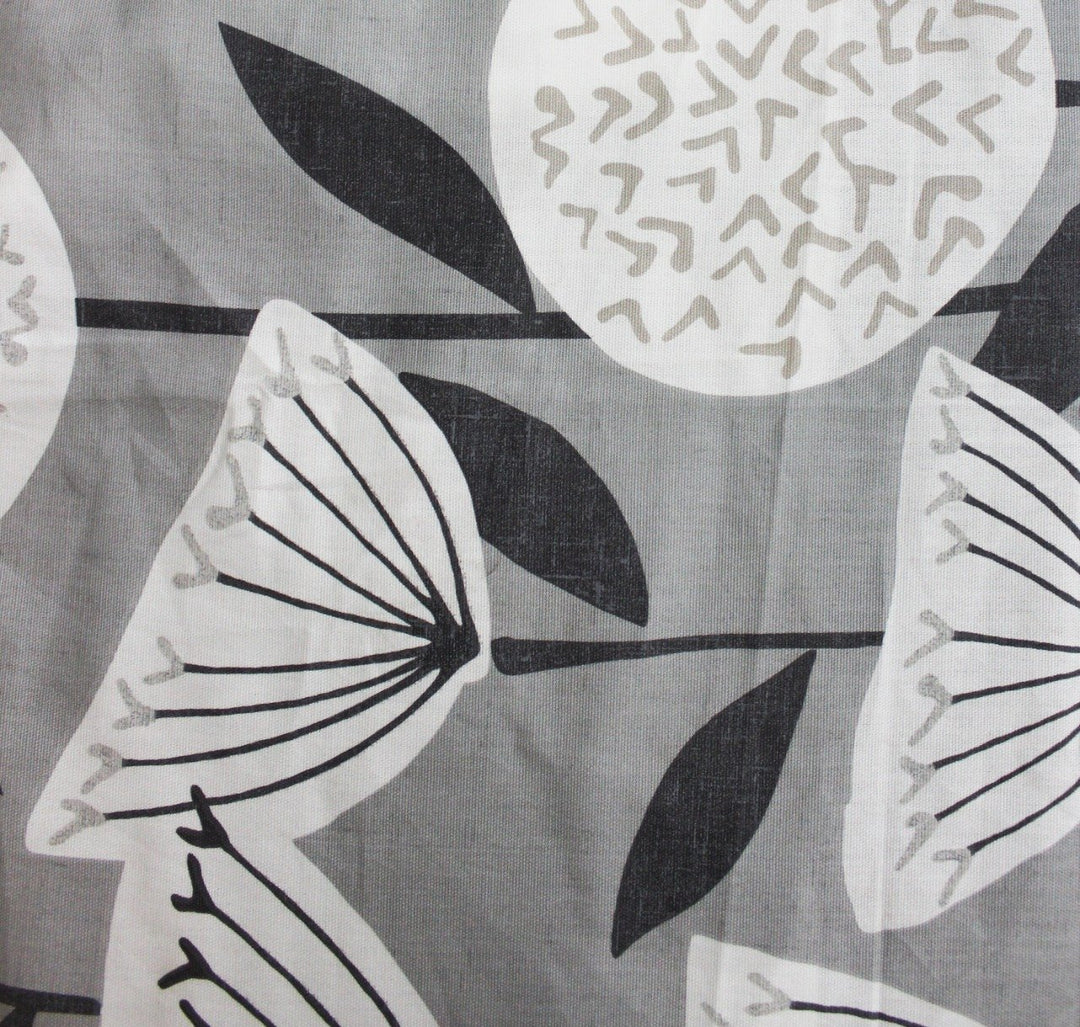 Tulip Floral - Curtain With Lining Single Panel - 46&