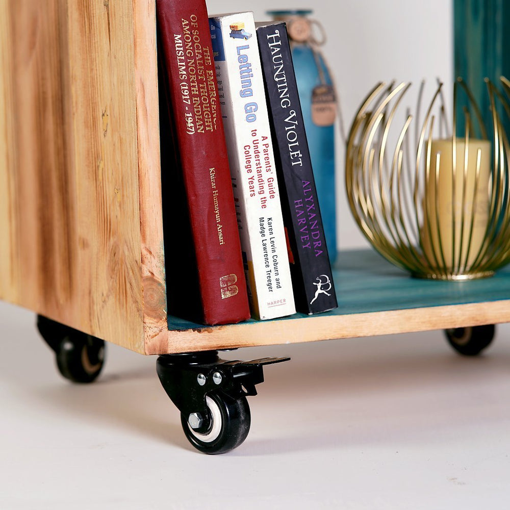 Crimson Living Lounge Bookcase Organizer Table Trolley | Furniture | Waseeh Pakistan
