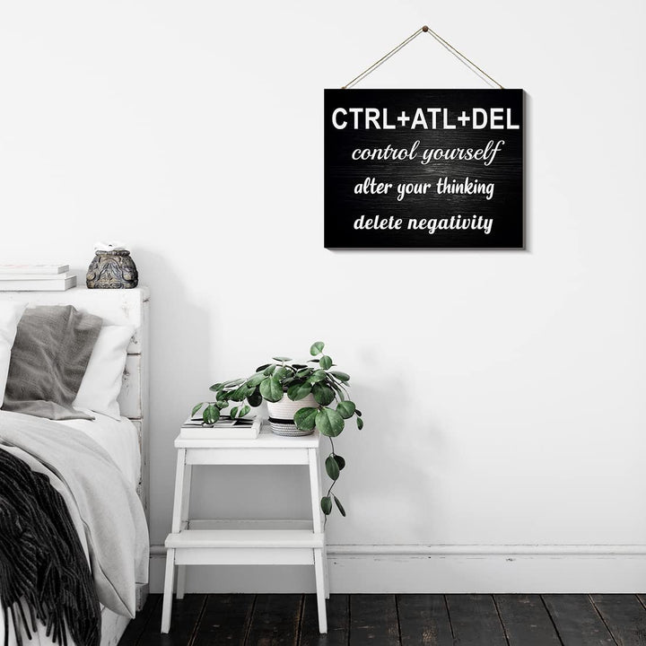 "CTRL ALT DEL " Wall Living Lounge Bedroom Caption Home Decor | Not Sale FB | Waseeh Pakistan