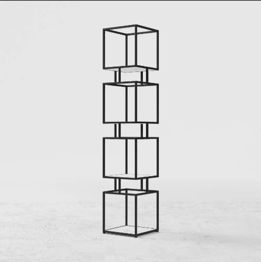 Cubic Tower Bookcase Organizer Rack Decor | Furniture | Waseeh Pakistan