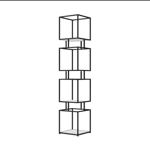 Cubic Tower Bookcase Organizer Rack Decor | Furniture | Waseeh Pakistan