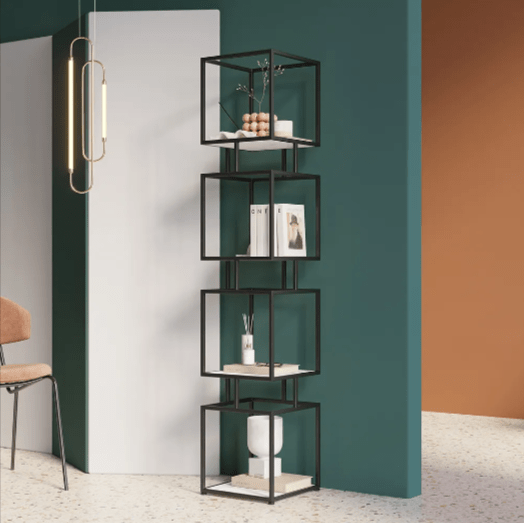 Cubic Tower Bookcase Organizer Rack Decor | Furniture | Waseeh Pakistan