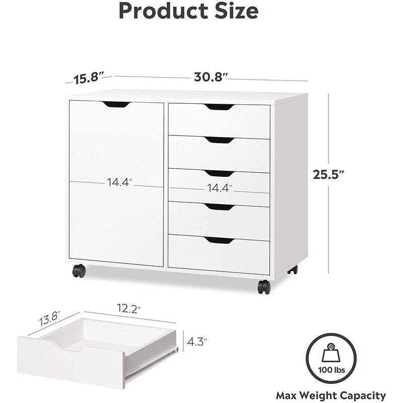 Cucrella Drawer Home Office Cabinet Drawer Trolley | Furniture | Waseeh Pakistan