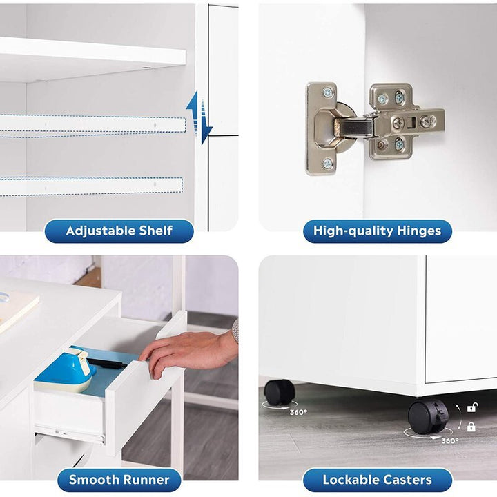 Cucrella Drawer Home Office Cabinet Drawer Trolley | Furniture | Waseeh Pakistan