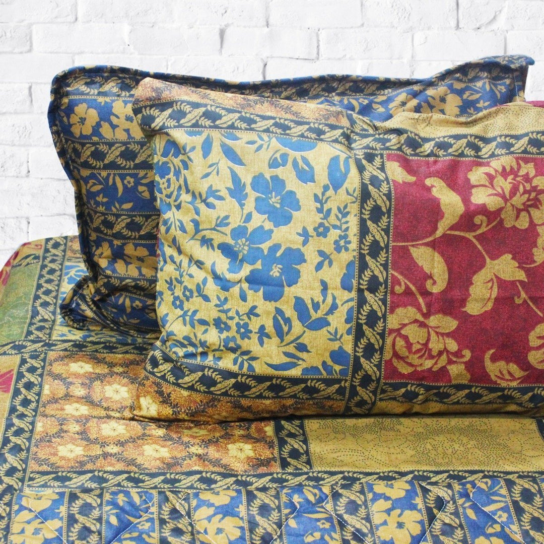 Culture Squared - Cotton Bed Spread Set - 6 pc | Home Décor | Waseeh Pakistan
