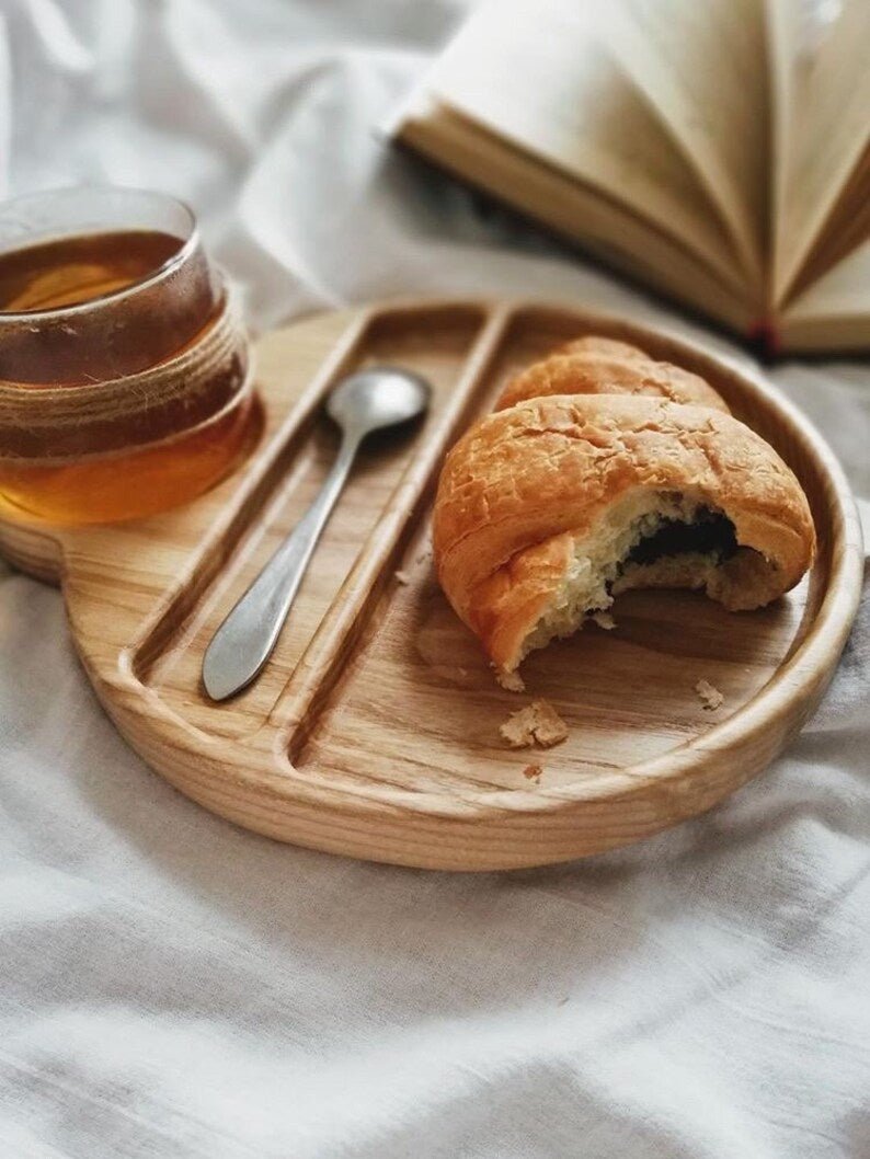 Cup and Spoon Wooden Food Tray | kitchen item | Waseeh Pakistan